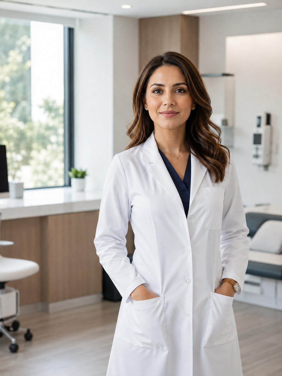 Healthcare provider in a modern medical practice